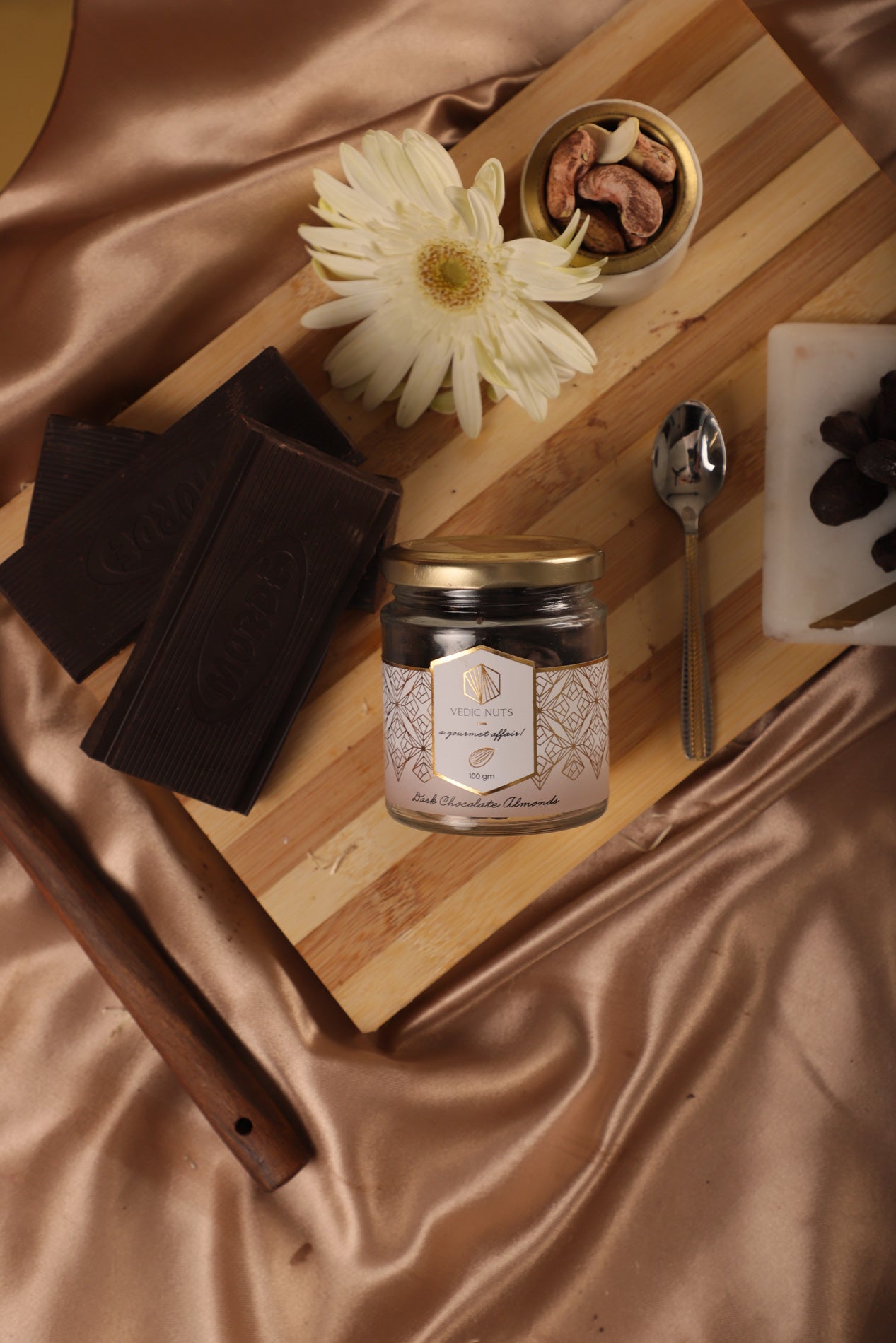 Dark Chocolate Almonds - 100gms