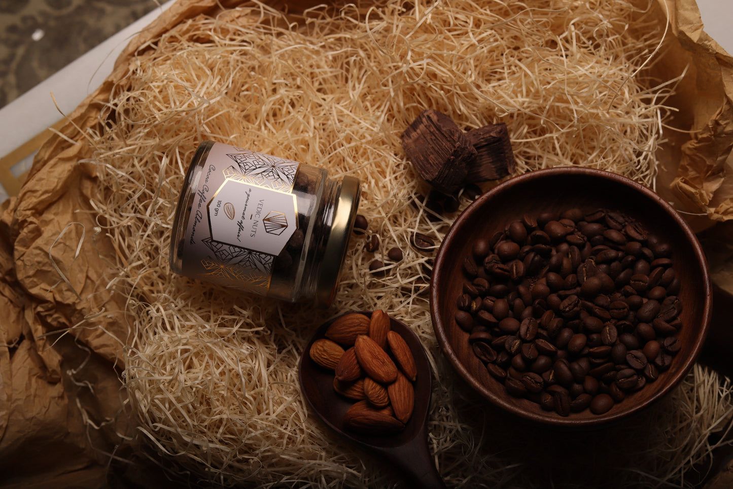 Cocoa Coffee Almonds
