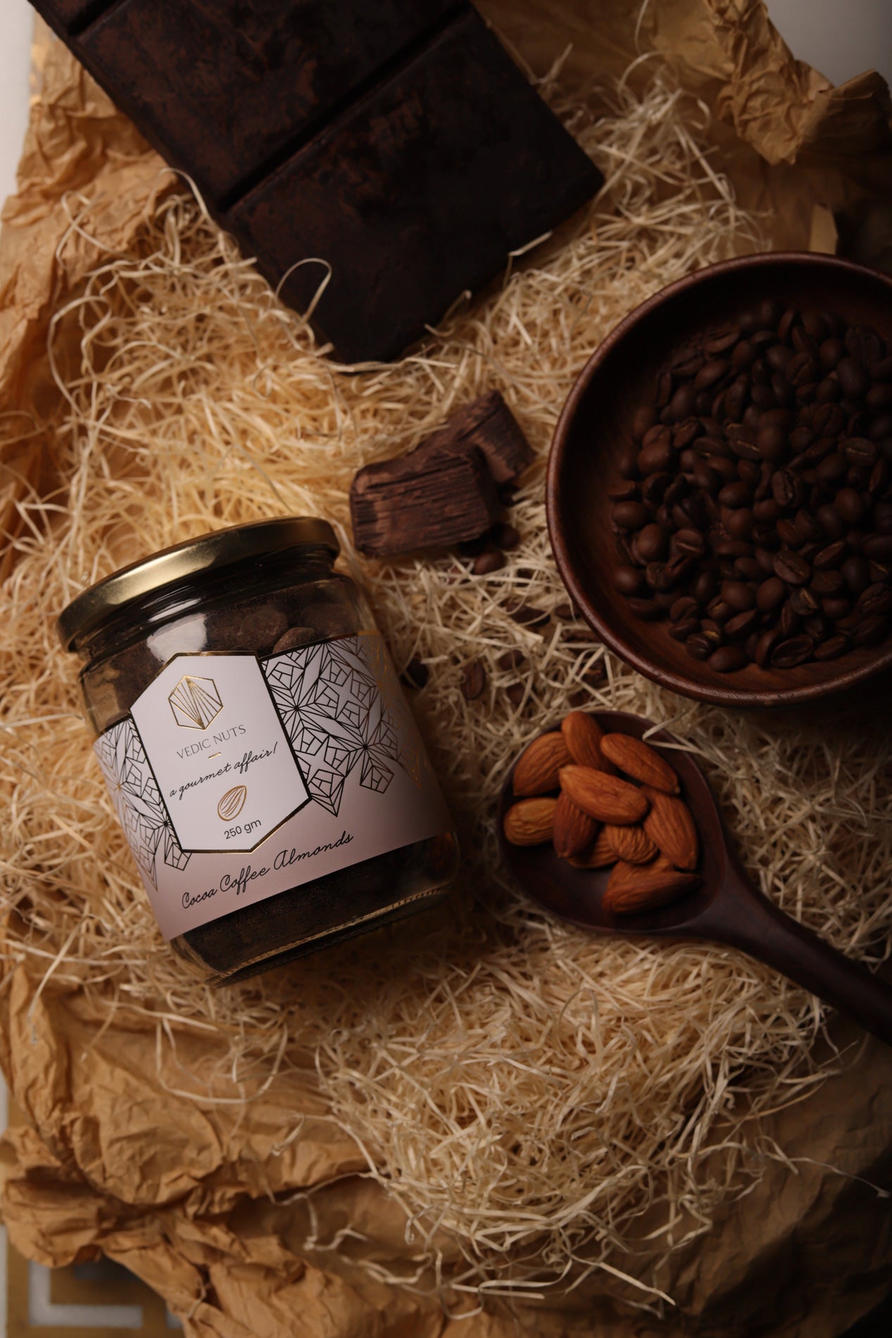 Cocoa Coffee Almonds - 100gms